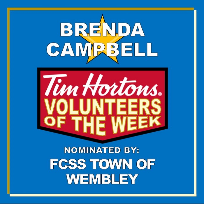 Brenda Campbell nominated by FCSS Town of Wembley