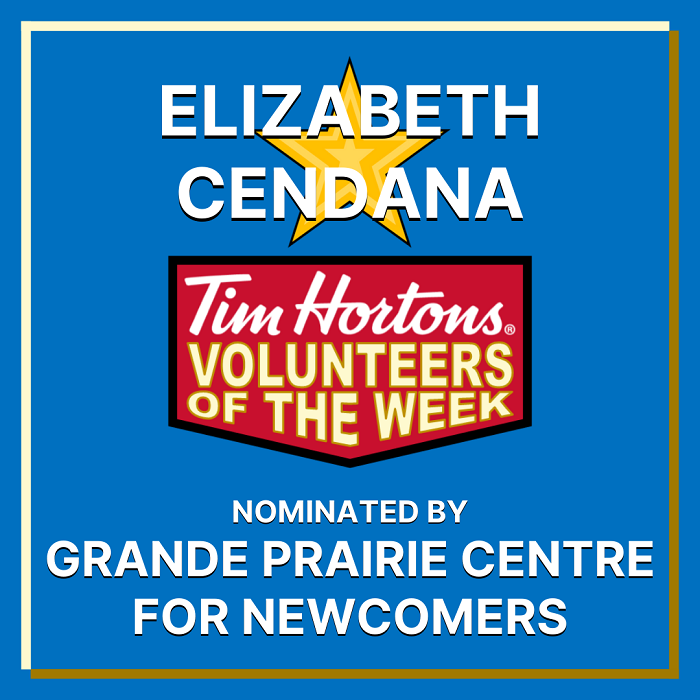 Elizabeth Cendana nominated by Grande Prairie Centre for Newcomers