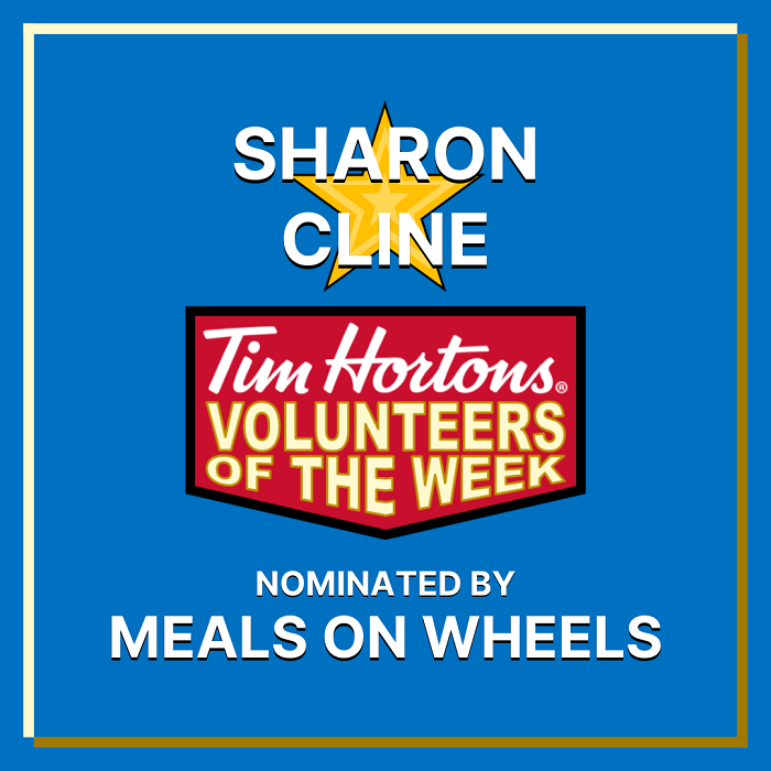 Sharon Cline nominated by Meals on Wheels