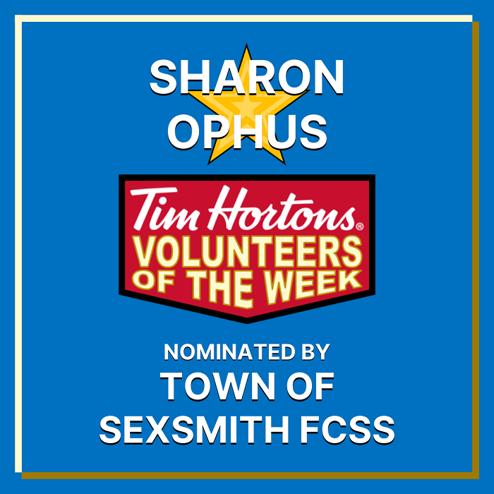 Sharon Ophus nominated by Town of Sexsmith FCSS