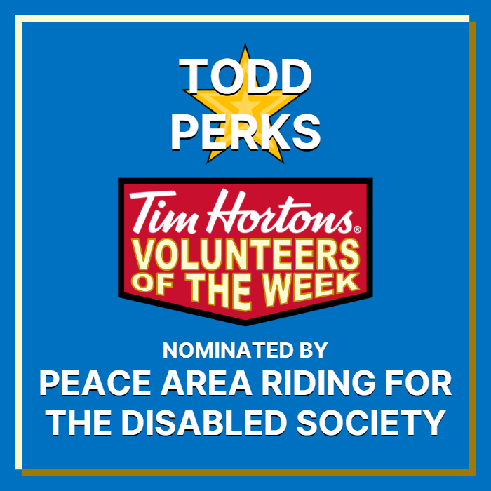 Todd Perks nominated by PARDS