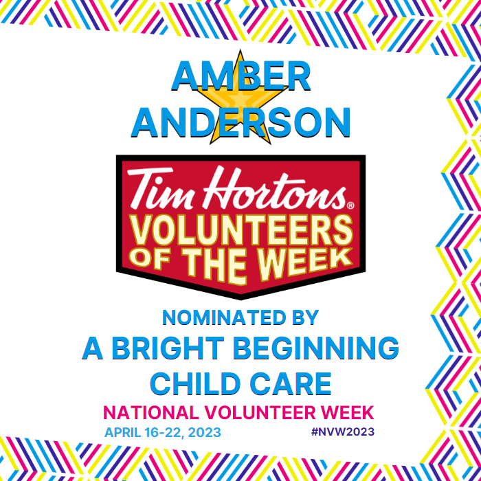 Amber Anderson nominated by A Bright Beginning Child Care