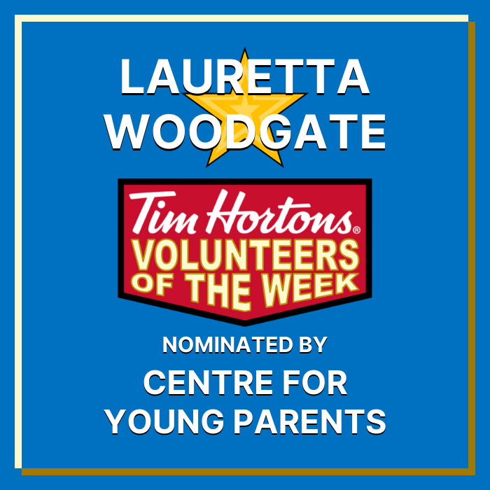 Lauretta Woodgate nominated by Centre for Young Parents