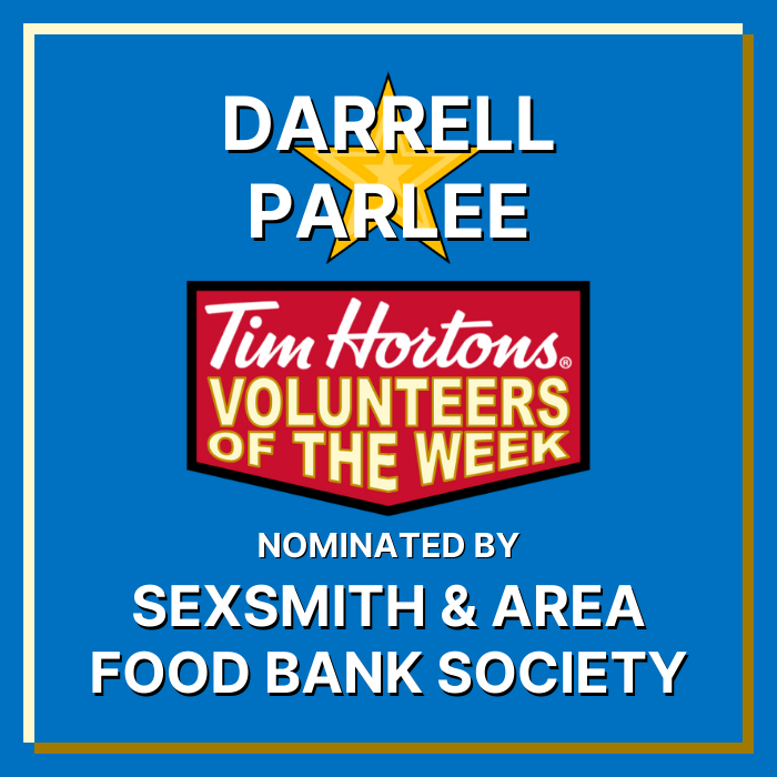 Darrell Parlee nominated by Sexsmith & Area Food Bank Society