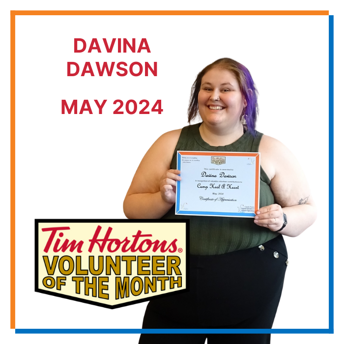 May 2024 Volunteer of the Month - Davina Dawson
