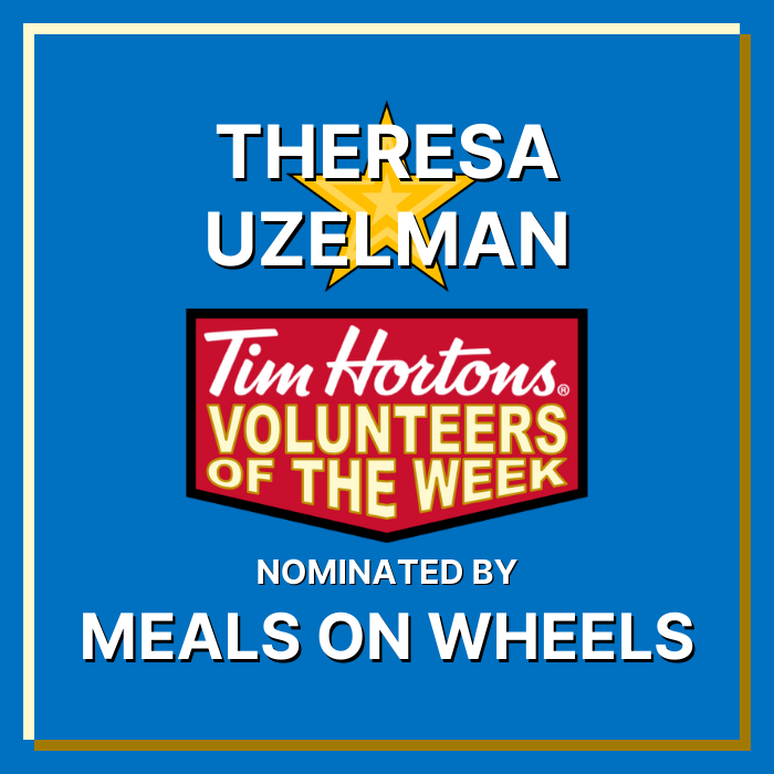 Theresa Uzelman nominated by Meals On Wheels