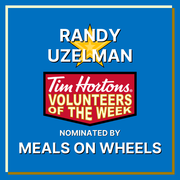 Randy Uzelman nominated by Meals On Wheels