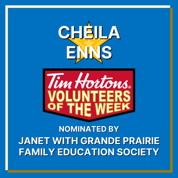 Cheila Enns nominated by Janet with GPFES