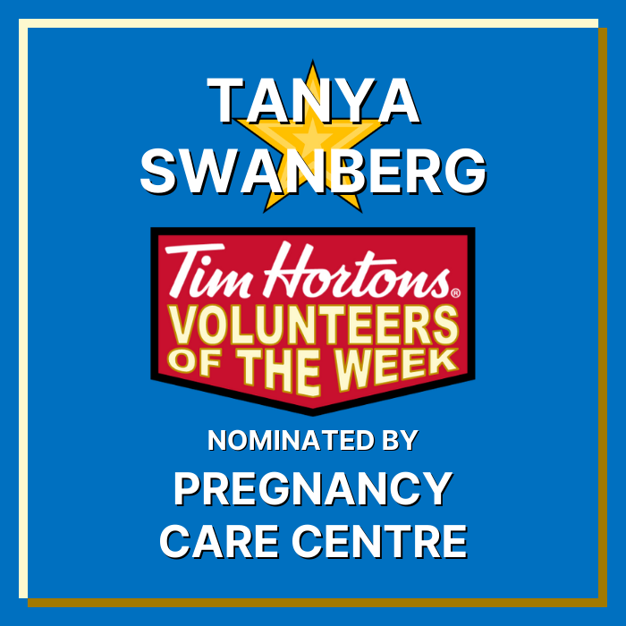 Tanya Swanberg nominated by Pregnancy Care Centre