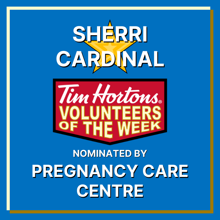 Sherri Cardinal nominated by Pregnancy Care Centre