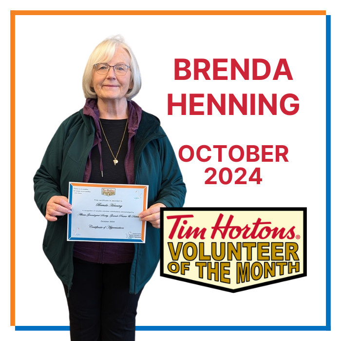 Brenda Henning - October 2024 Volunteer of the Month